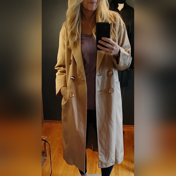 Massimo Dutti Linen Trench - Picture 1 of 9